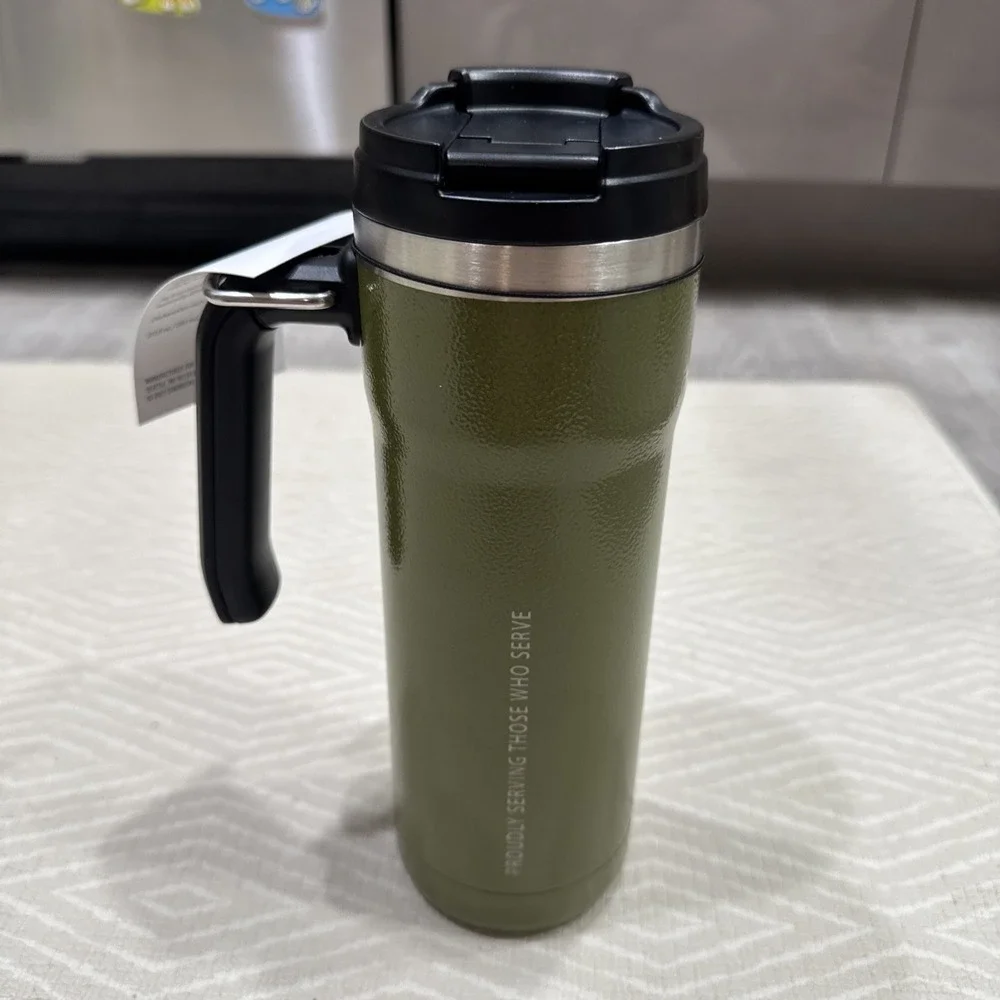 Starbucks + Stanley 2025 Military Commitment Double Walled Tumbler Green 20 Oz